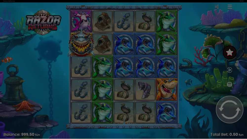 Razor Shark 2 Returns demo spielen